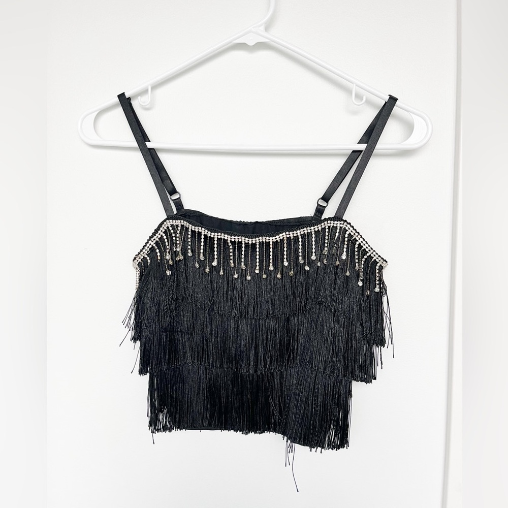 SHEIN black crop top